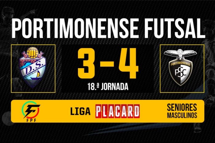 Liga Placard - 18ª Jornada: Dínamo Sanjoanense 3-4 Portimonense - Custou, mas foi! "Malapata" quebrada com a 1ª vitória fora de portas