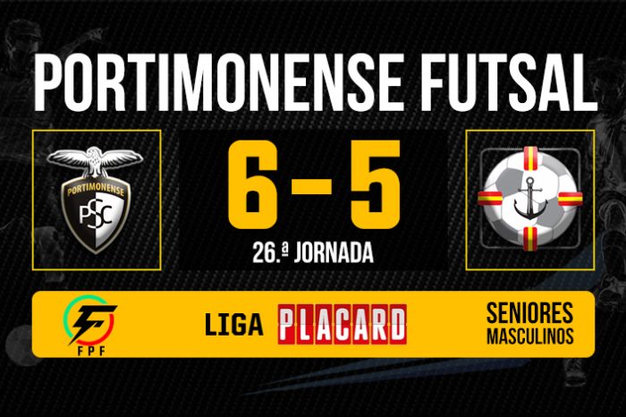 Futsal: Vitória no último minuto mantem Portimonense na luta pelo 6º lugar!